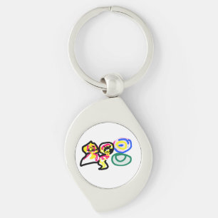 Jellyfishes lover key ring