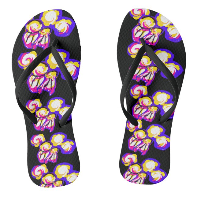 Jellyfishes style bubbles thongs (Footbed)