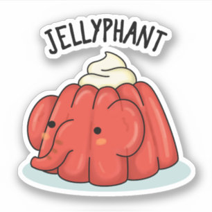 Jellyphant Funny Elephant Jelly Pun 