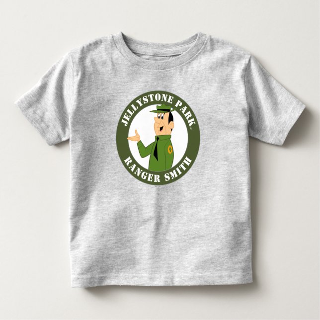 Jellystone's Ranger Smith Portrait Toddler T-Shirt (Front)