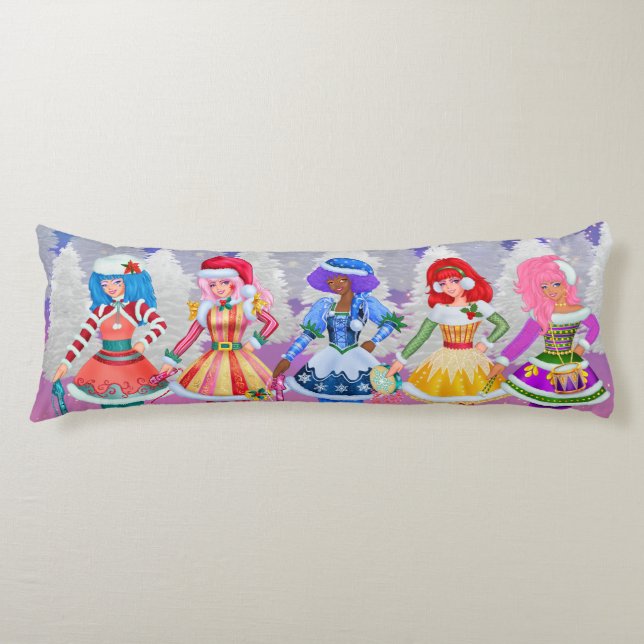 Jem and the Holograms Christmas Body Pillow (Front)