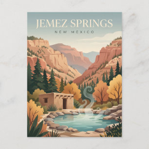Jemez Springs New Mexico Postcard