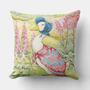 “Jemima Puddle Duck” by Beatrix Potter Cushion