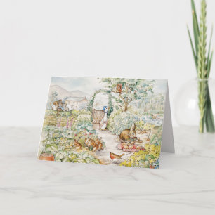 Jemima Puddle Duck in Mr Mc Gregor's Garden Thank You Card