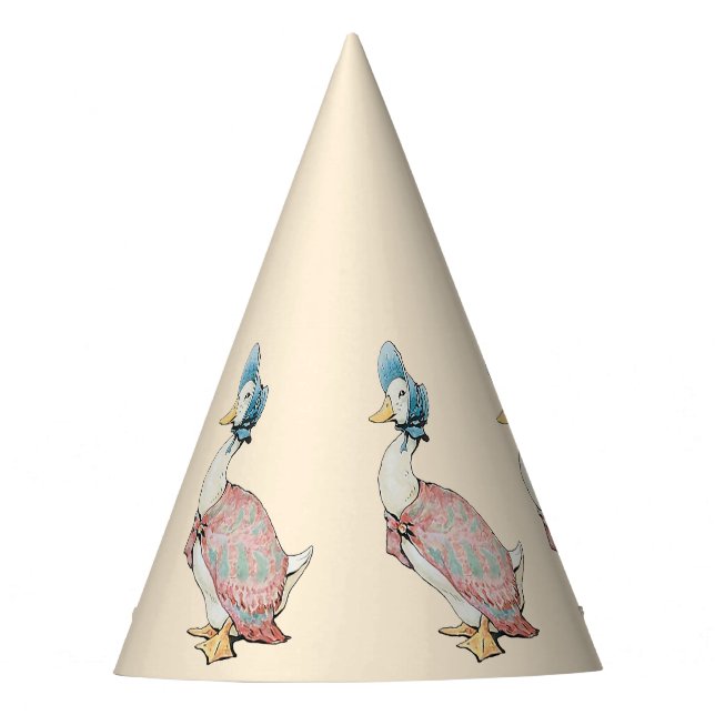 Jemima Puddle Duck  Party Hat (Front)