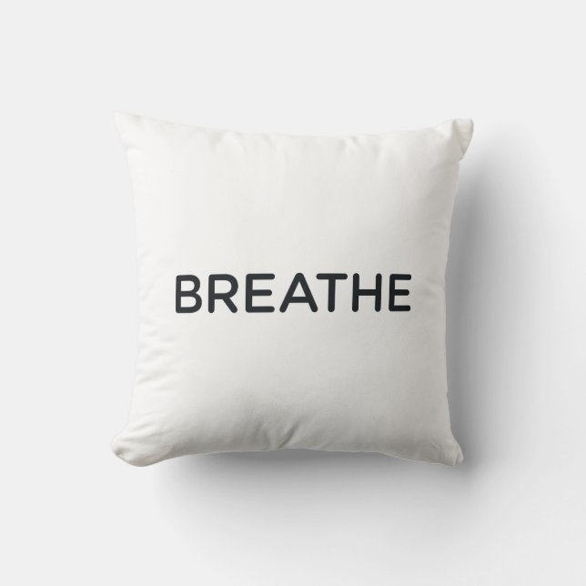 Jen Sincero Breathe Pillow (Front)
