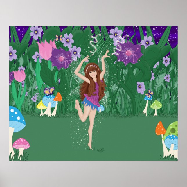Jen the Dancing Flower Fairy Poster (Front)