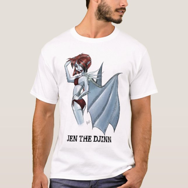Jen the Djinn T-Shirt (Front)