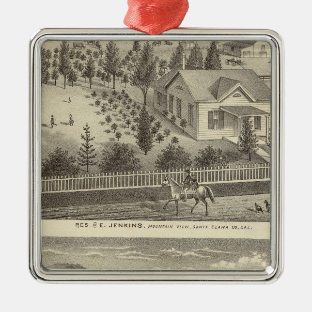 Jenkins, Snyder residences Metal Tree Decoration (Front)