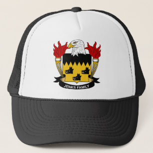 Jenks Family Crest Trucker Hat
