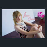 Jenn Connor Romper Poster 2<br><div class="desc">This poster features a photo of pop singer Jenn Connor wearing a black romper/ The photo is from Jenn's 2016 "Come Alive" photoshoot.</div>