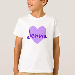 Jenna in Purple T-Shirt