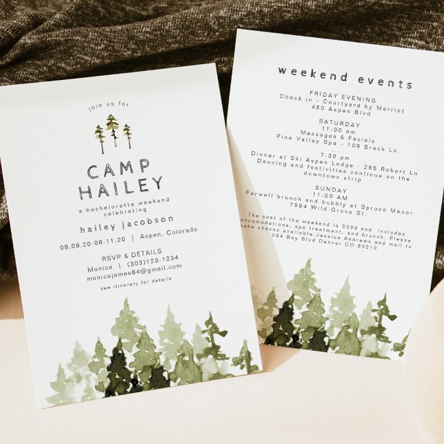 JENNA Rustic Pine Mountain Camp Bachelorette (Creator Uploaded)