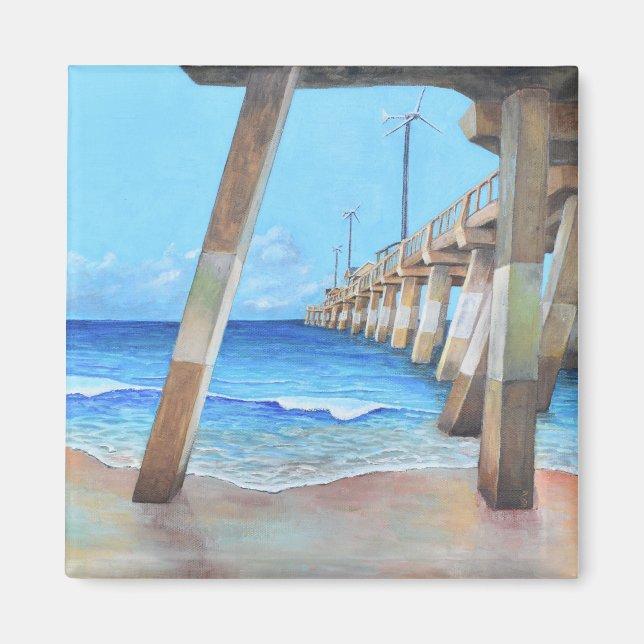 Jennette's pier magnet (Front)