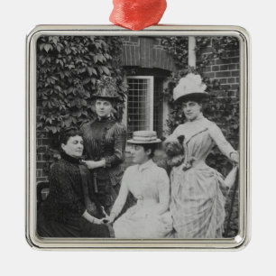 Jennie Jerome, later Lady Randolph Churchill Metal Ornament