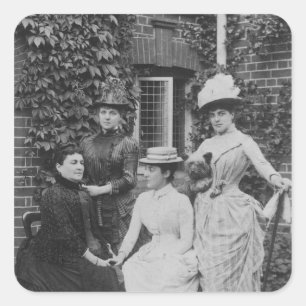 Jennie Jerome, later Lady Randolph Churchill Square Sticker