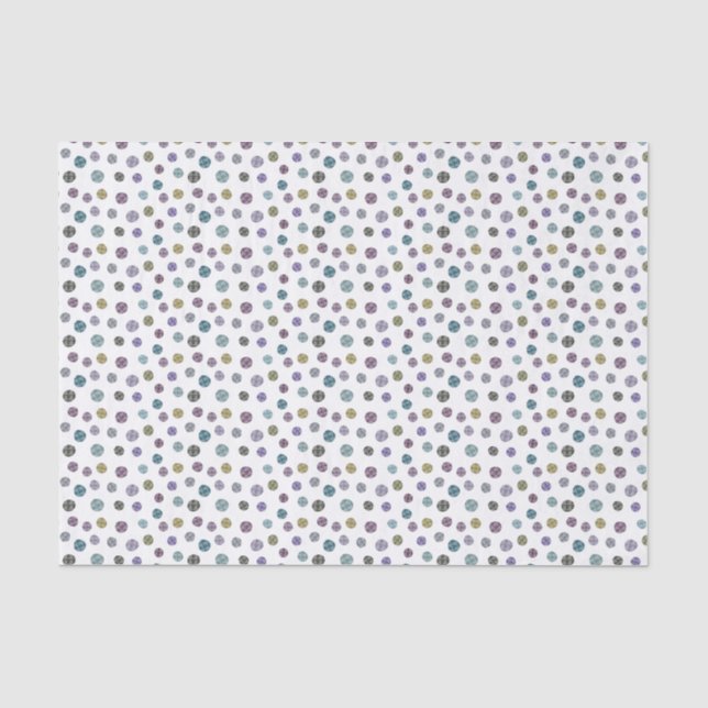 Jennifer Confetti Dots, small Tissue Paper (Front)