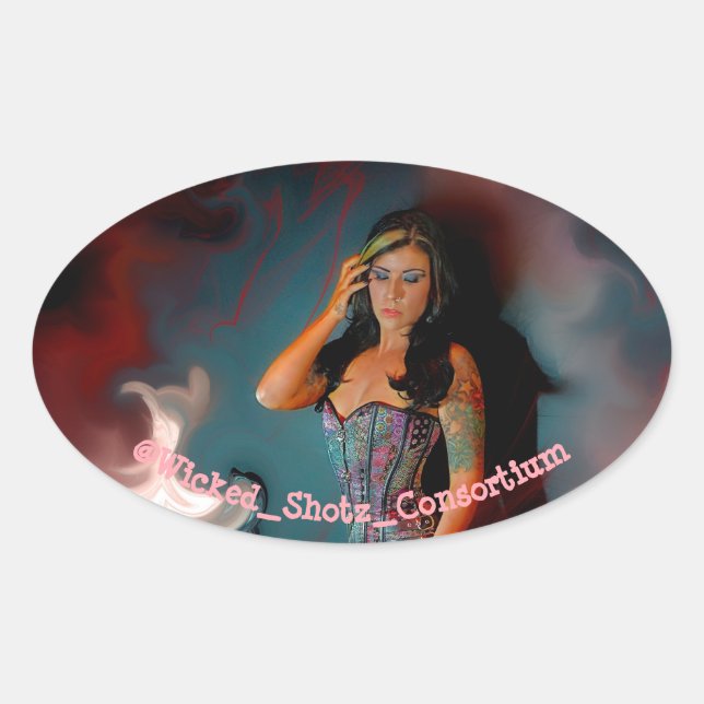 Jennifer Linnea 1 Fanz Oval Sticker (Front)