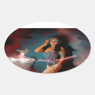 Jennifer Linnea 1 Fanz Oval Sticker
