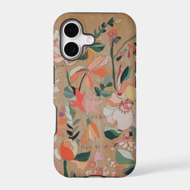 Jennifer Mercede Floral Ba Dum Phone Case (Back)