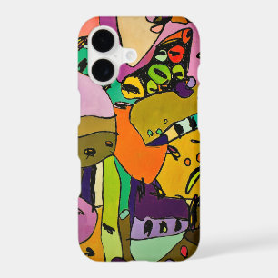 Jennifer Mercede Funky Abstract Art Phone Case