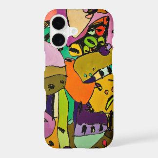 Jennifer Mercede Funky Abstract Art Phone Case