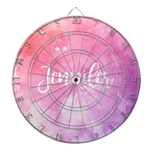 Jennifer Name Dartboard (Front)