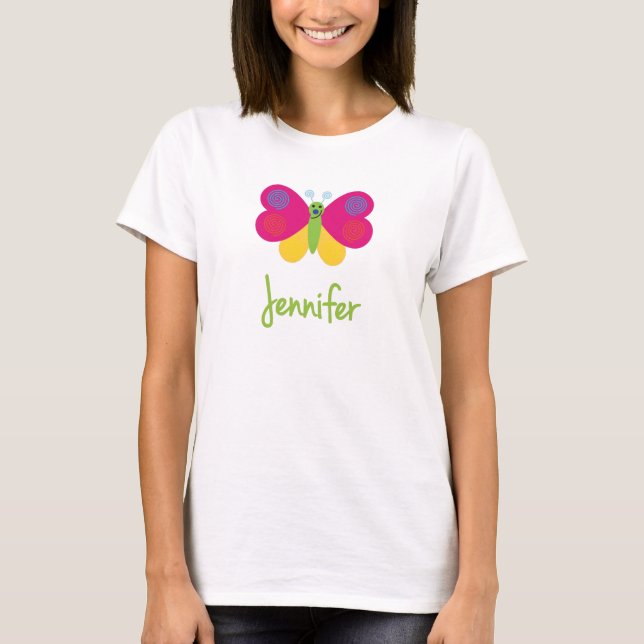 Jennifer The Butterfly T-Shirt (Front)