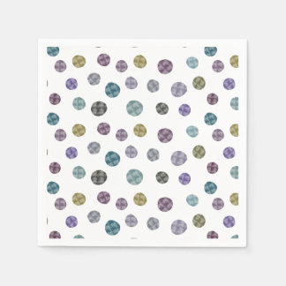 Jennifer Watercolor Dots Napkin