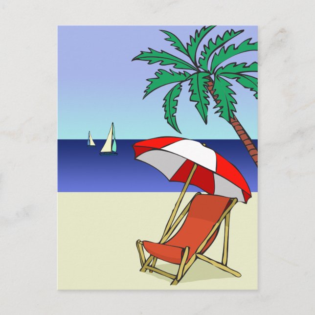 Jennifer's Paradise Postcard (Front)