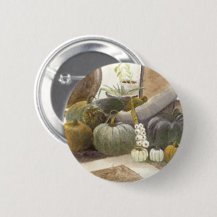 Jennifer's Pumpkins 6 Cm Round Badge