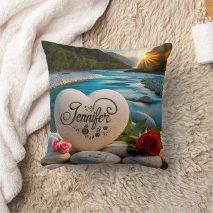 Jennifer's River Sunset Cushion