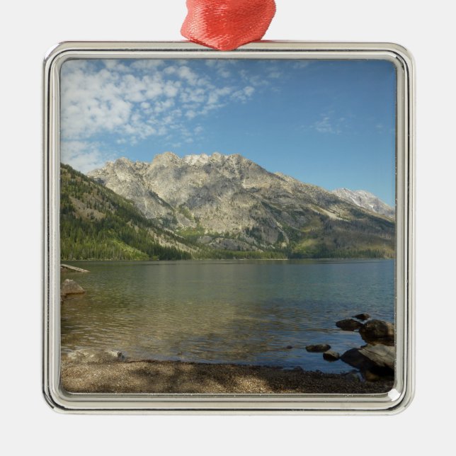 Jenny Lake at Grand Teton National Park Metal Ornament (Front)