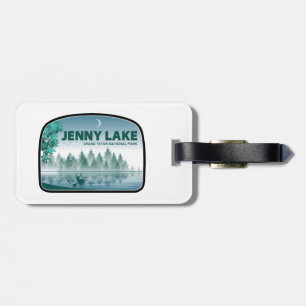 Jenny Lake Grand Teton National Park Deer Luggage Tag