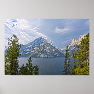 Jenny Lake in Grand Teton National Park, Wyoming Poster