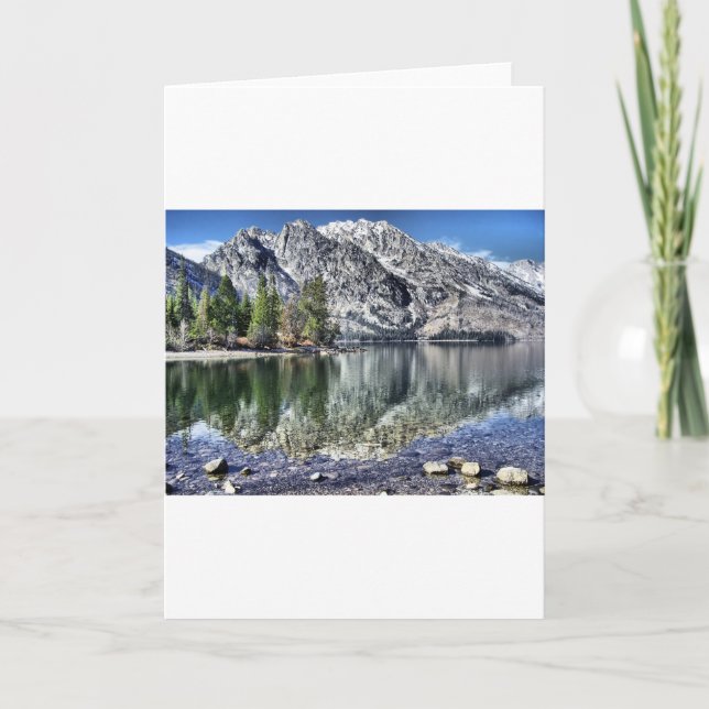 Jenny Lake Reflection Card (Front)