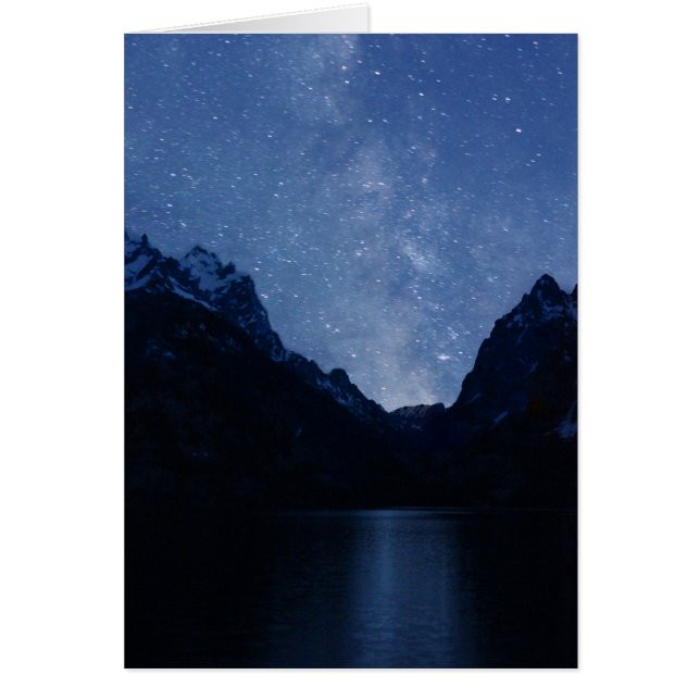 Jenny Lake reflects the Milky Way (Front)