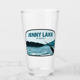Jenny Lake Wyoming Fishing Rod Glass