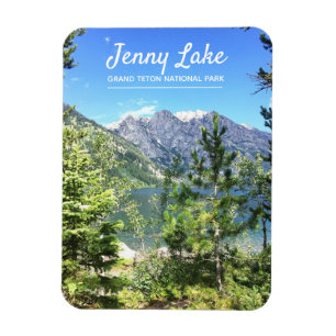 Jenny Lake Wyoming Grand Teton National Park Magnet