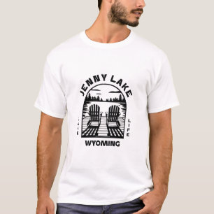 Jenny Lake Wyoming Outdoors Vintage 2 T-Shirt