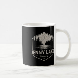 Jenny Lake Wyoming Outdoors Vintage Coffee Mug