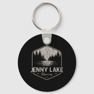 Jenny Lake Wyoming Outdoors Vintage Key Ring