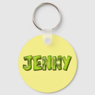 Jenny Name Kiwi Design Key Ring