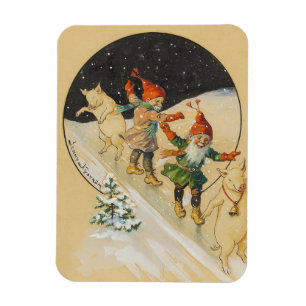 Jenny Nystrom - Old Scandinavian - Christmas Magnet