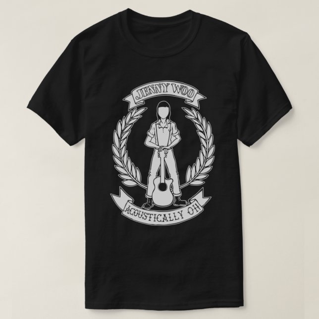 Jenny Woo Proud Skinhead Girl T-Shirt (Design Front)