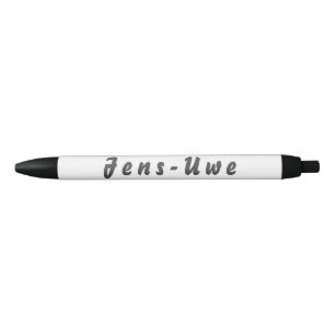 Jens-Uwe Kugelschreiber Black Ink Pen