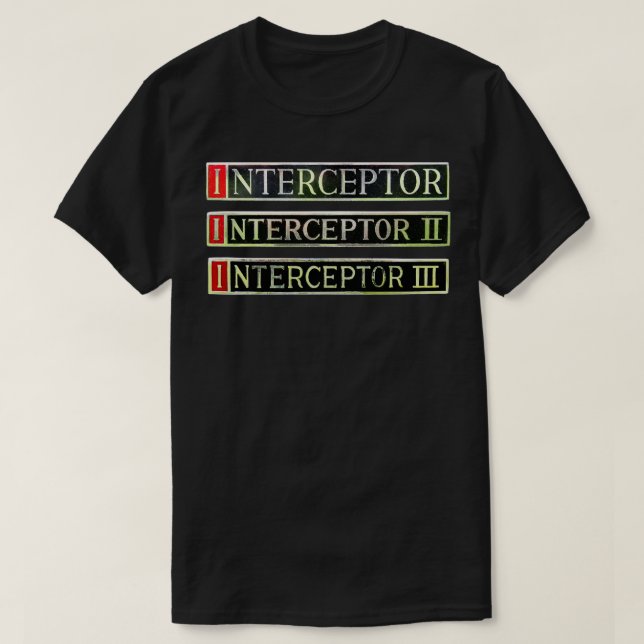 Jensen Interceptor 1960s1970s classic badges T-Shirt (Design Front)