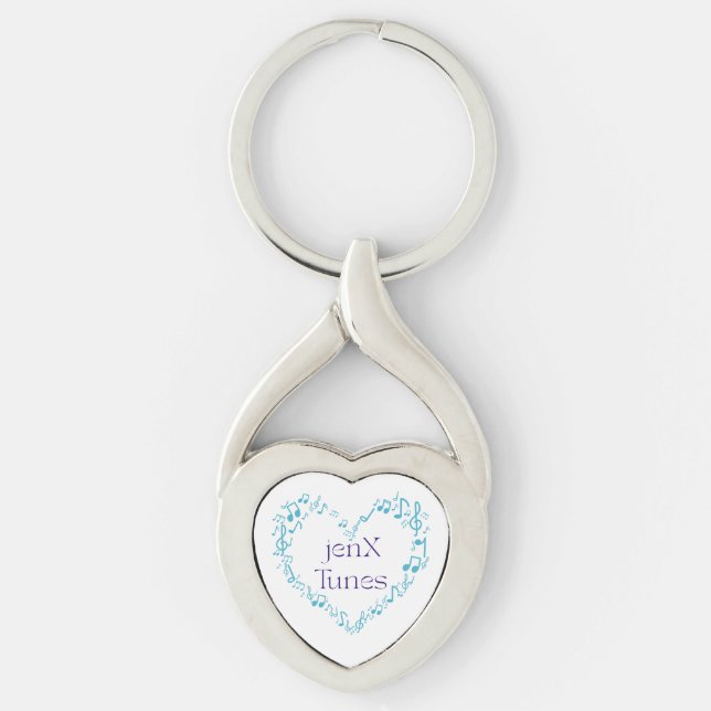jenX Tunes Key Ring (Front)