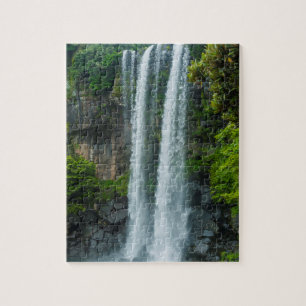 Jeongbang waterfall, South Korea Jigsaw Puzzle