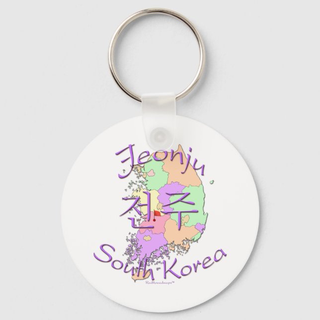 Jeonju South Korea Key Ring (Front)
